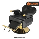 Silla De Barberia Harley Dorado