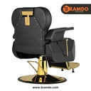 Silla De Barberia Harley Dorado