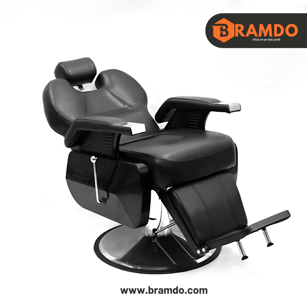 Sillón Barbero Harley Negro