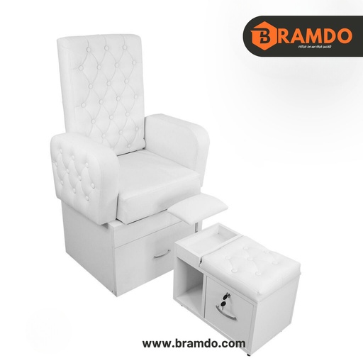 Silla de pedicura Eva Blanco