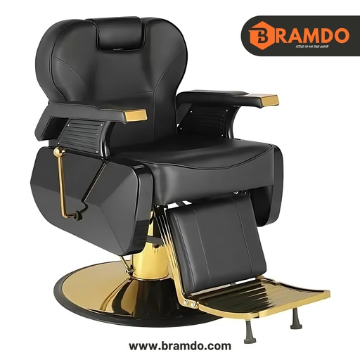 Silla De Barberia Harley Dorado